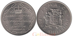 Ямайка. 5 шиллингов 1966 год. VIII Игры Содружества.