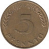  ФРГ. 5 пфеннигов 1969 год. (G) 