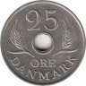  Дания. 25 эре 1968 год. 
