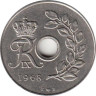  Дания. 25 эре 1968 год. 