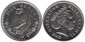  Гибралтар. 5 пенсов 2003 год. Магот (варварийская обезьяна). 