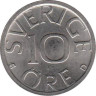  Швеция. 10 эре 1989 год. 