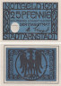  Бона. Германия. Арнштадт 25 пфеннигов 1920 год. Нотгельд. (XF) 