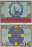  Бона. Германия. Любек 50 пфеннигов 1921 год (серия B). Нотгельд. (VF) 
