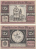  Бона. Германия. Меппен 25 пфеннигов 1921 год. Нотгельд. (XF) 