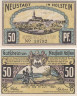  Бона. Германия. Нойштадт-ин-Хольштайн 50 пфеннигов 1921 год (вариант 2). Нотгельд. (XF) 