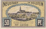  Бона. Германия. Нойштадт-ин-Хольштайн 50 пфеннигов 1921 год (вариант 2). Нотгельд. (XF) 