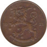  Финляндия. 5 пенни 1921 год. 