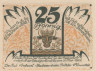  Бона. Германия. Бад-Зюльце 25 пфеннигов 1922 год. Нотгельд. (XF) 