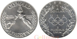 США. 1 доллар 1988 год. XXIV летние Олимпийские Игры, Сеул 1988. (D)