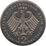  Германия (ФРГ). 2 марки 1998 год. Людвиг Эрхард. (F) 