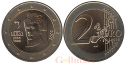 Австрия. 2 евро 2002 год. Берта фон Зутнер.