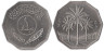  Ирак. 1 динар 1981 год. Пальмы. 