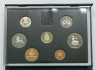  Великобритания. Набор пробных монет 1988 год. (7 штук + жетон Royal Mint, в подарочном буклете) 