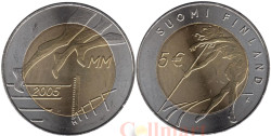 Финляндия. 5 евро 2005 год. 10-й чемпионат мира по лёгкой атлетике.