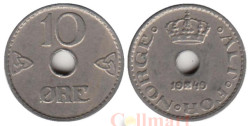 Норвегия. 10 эре 1949 год.