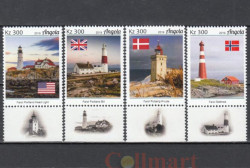 Набор марок. Ангола 2019 год. Маяки. (4 марки)