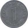  Германия - Третий рейх. 1 рейхспфенниг 1940 год. Цинк. (A) 