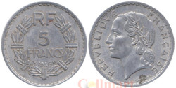 Франция. 5 франков 1946 год. (алюминий)