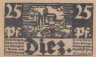  Бона. Германия. Диц 25 пфеннигов 1919 год. Нотгельд. (XF) 