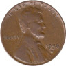  США. 1 цент 1956 год. Авраам Линкольн (пшеничный цент). (D) 