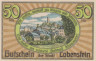  Бона. Германия. Бад-Лобенштайн 50 пфеннигов 1921 год. Нотгельд. (XF) 