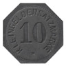  Германия. Майнц. 10 пфеннигов 1917 год. Нотгельд, 8-угольник. 