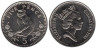  Гибралтар. 5 пенсов 1988 год. Магот (варварийская обезьяна). 