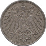  Германская империя. 10 пфеннигов 1901 год. (A) 