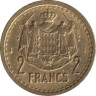  Монако. 2 франка 1945 год. Луи II. 