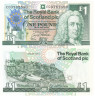  Бона. Шотландия 1 фунт 1992 год. Европейский саммит в Эдинбурге 1992. (Пресс) 