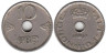  Норвегия. 10 эре 1951 год. 
