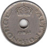  Норвегия. 10 эре 1951 год. 