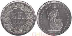 Швейцария. 1/2 франка 1997 год. Гельвеция.