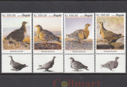 Набор марок. Ангола 2019 год. Рябки. Птицы. (4 марки)