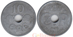 Дания. 10 эре 1942 год.