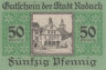  Бона. Германия. Бад-Родах 50 пфеннигов 1920 год. Нотгельд. (XF) 