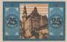  Бона. Германия (Польша). Эльс (Олесница) 25 пфеннигов 1921 год. Нотгельд. (VF) 