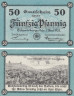  Бона. Германия. Эккартсберга 50 пфеннигов 1921 год. Нотгельд. (XF) 
