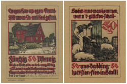 Бона. Германия. Прис-Фридрихсорт 50 пфеннигов 1922 год. Нотгельд. (XF)