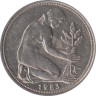  ФРГ. 50 пфеннигов 1983 год. (D) 