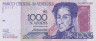  Бона. Венесуэла 1000 боливаров 1998 год. Симон Боливар. (XF) 