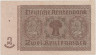 Бона. Веймарская республика 2 рентмарки 1937 год. Сноп пшеницы. P-174b.3 (VF) 
