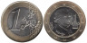  Австрия. 1 евро 2010 год. Вольфганг Амадей Моцарт. 