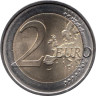  Бельгия. 2 евро 2015 год. 30 лет флагу Европейского союза. 