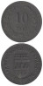  Германия. Бромберг. 10 пфеннигов 1919 год. Герб. (нотгельд) 