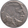  США. 5 центов 1936 год. Индеец. Бизон. (S) 