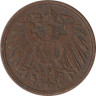  Германская империя. 1 пфенниг 1915 год. (A) 