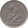  Бельгия. 1 франк 1922 год. BELGIE 