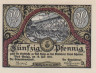  Бона. Германия. Бад-Зульца 50 пфеннигов 1921 год (серия D). Нотгельд. (XF) 